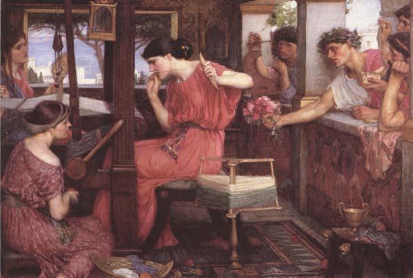 John William Waterhouse Penelope and thte Suitor (mk41) oil painting picture